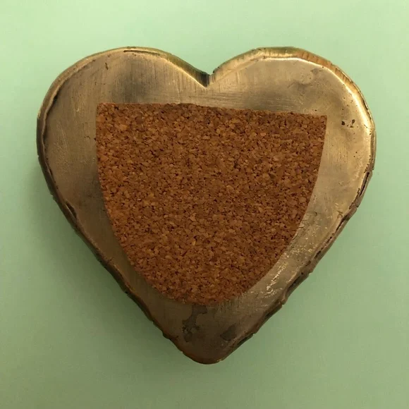 Heart Paperweight Glass pear Flat back Intake - Picture 5 of 6